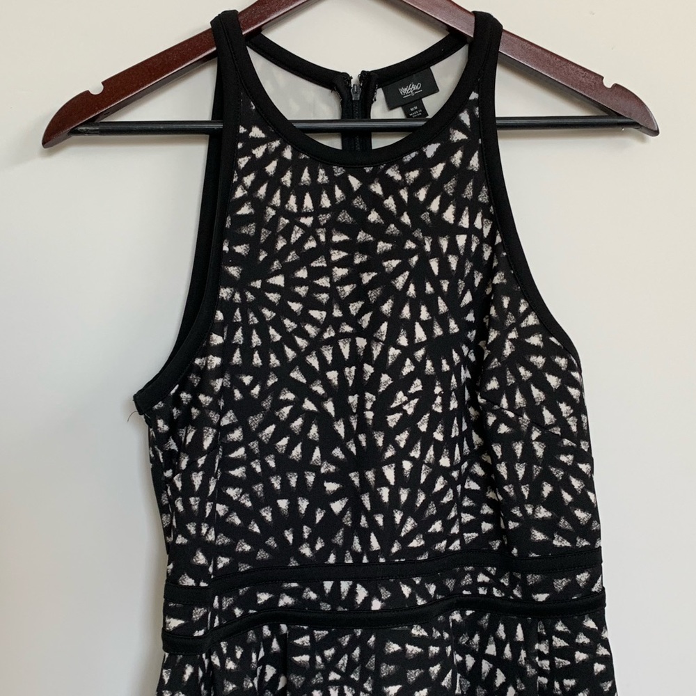 NWOT MOSSIMO Skater scuba fabric high neck dress!
